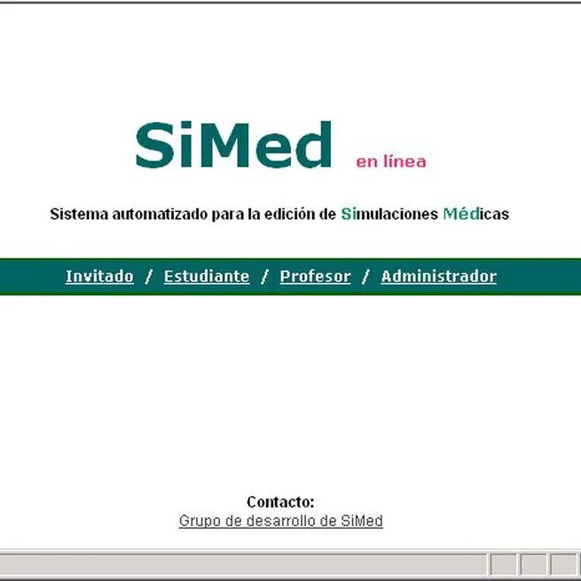 SIMED: Simulación Médica en Línea para el Aprendizaje del Proceso de Atención